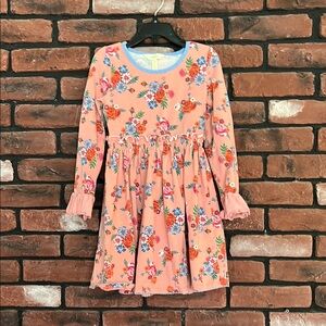 Matilda Jane Orange Tiered Bishop Sleeve Sundress